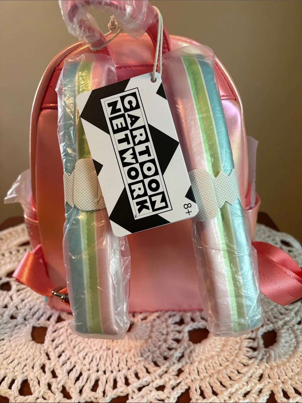 Loungefly Pink Iridescent Powerpuff Girls Bag/ Backpack NWT